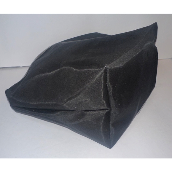 Fendi, Rare, Black Nylon-Pequin Stripes bag Pouch authentic travel cosmetic bag - Picture 11 of 14